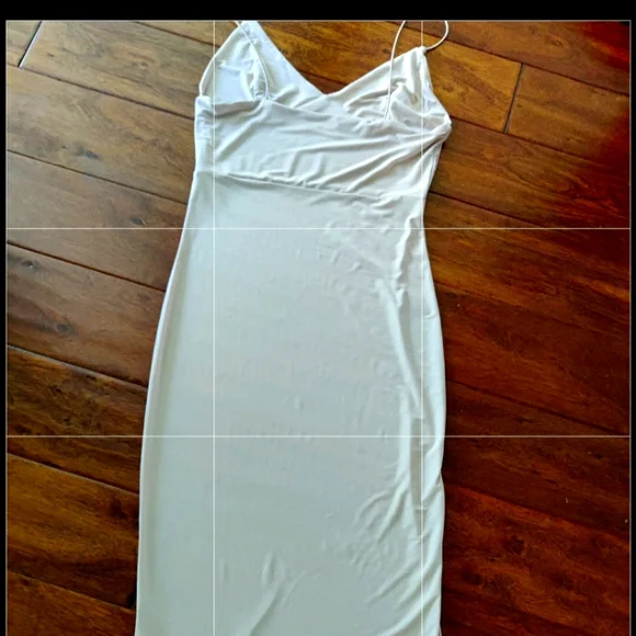 Club L nude spaghetti strap body con dress - Picture 10 of 13